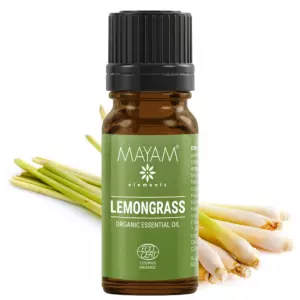 Ulei esențial de Lemongrass Bio, Ecocert / Cosmos-10 ml